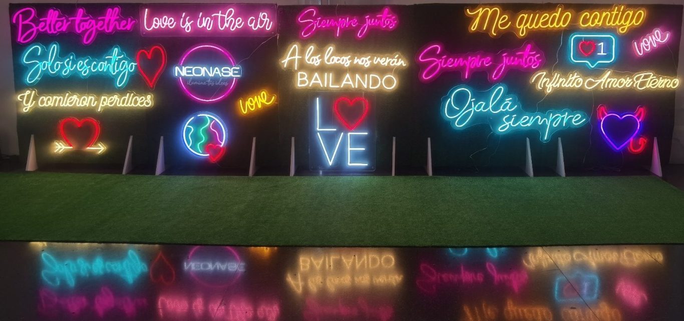 Cartel Love En Neón Led - Decorativo - Original - Luminoso